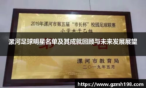 漯河足球明星名单及其成就回顾与未来发展展望